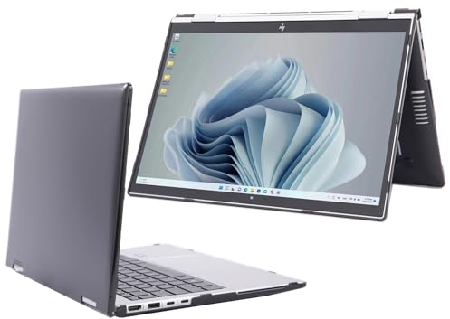 mCover Étui compatible uniquement pour ordinateur portable HP EliteBook 830 | 835 G9 / G10 / G11 et Elite x360 830 G9 / G10 / G112-in-1 Windows (ne convient pas aux autres modèles HP) – Noir