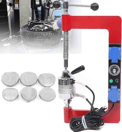 ZUMAHA Reifen-Auto-Reparatur-Maschinen-Set, Auto-Reifen-Vulkanisator, Reifen-Vulkanisiermaschine, 170–180 ℃, GaragenausrüStung, DIY-Reifenspreizer-Reparatur-Werkzeug-Set FüR Pkw Und LKW