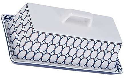 Burriera Burriera Porta Burro Con Coperchio Vassoio Da Portata In Ceramica Contenitore for Burro Da Tavola Arredamento della cucina