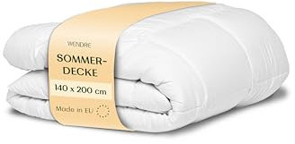 Wendre Piumino Letto Singolo Leggero 140x200 – Piumino Una Piazza in Microfibra Traspirante – Certificato OEKO-TEX, Anallergico e Lavabile