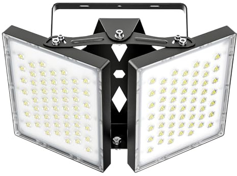 STASUN Ultra Series LED-Flutlicht für den Außenbereich, 200W 30000lm Superhelle Sicherheitsbeleuchtung, 5000K Tageslichtweiß, IP66 Wasserdichtes einstellbares Außenflutlicht für Hof, Straße, Stadion