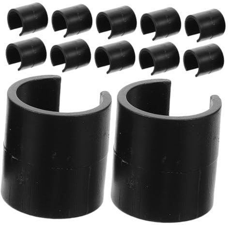 NULYLU 20pcs Wind Garden Flag Clips Soccer Training Pole Stoppers Secure Garden Flags Marking Versatile Clips for Outdoor Use
