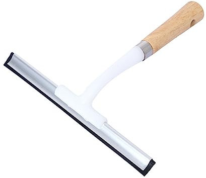 Beavorty Glaswischer Fensterreinigungswerkzeug Mit Holzgriff Für Wasserentfernung Fenstern Badezimmerspiegeln Und Geflieste Oberflächen Einfach Zu Bedienen Und Platzsparend Zu Lagern
