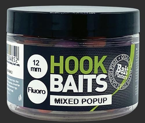 Fluoro mixed 12mm Pop-ups 50g Fishing Bait