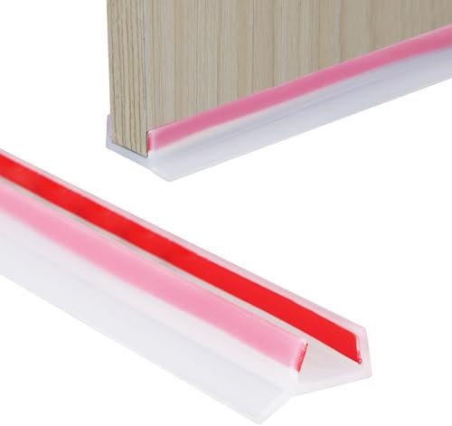Btstil 5M Sockelleiste Küche Sockelprofil Dichtung für Küchensockel für 15mm 16mm 17mm Holzstärke Abdichtungsprofil, Selbstklebend Hohe Elastizitä Dichtprofil (Transparent)