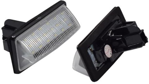 Yoegerery 2 PZ LED Licenza Numero Targa Luce Per Ni-ssan Altima Maxima Murano Pathfinder Rogue Quest Sentra Versa Note JX35 QX60 12V Luci Targa per Auto