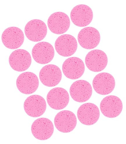 Healeved 20 pezzi Dischetti Struccanti in Cellulosa Legno Morbidi e Rotondi Tamponi Detergenti per Pulizia Profonda e Rimozione Donne