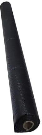 DIWAL Telo Pacciamatura Giardino Anti Erbacce UV Resistente Telo Antierbacce Membrana Barriera per Aiuole, Vialetti, Terrazza, Ingressi, Paesaggio Esterno(1m x 100m)