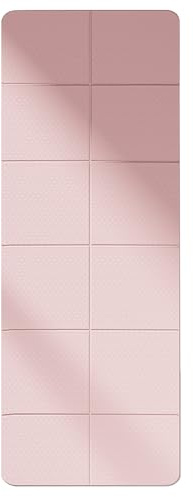 Alfombra de ejercicio plegable - Alfombra ligera para viaje - Alfombra de ejercicio descalzo para yoga, pilates y ejercicios de suelo, 183 x 61 x 0,3 cm