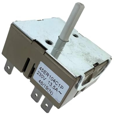 45ER104C1P Interruttore infinito for stufa Piano cottura Gamma Piastra calda Forno Sostituzione regolatore di energia singolo