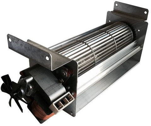 Ventilatore AzFire 153455 - TGO 80/1 - 270/35 (per stufa a pellet) - Lunghezza 383 mm - Diametro ventola 80 mm - Lunghezza ventola 270 mm - Portata 337 m3/h - Potenza 82 W