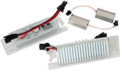 V-031902 Plaque D'immatriculation Lampe 12V E11 18 LED