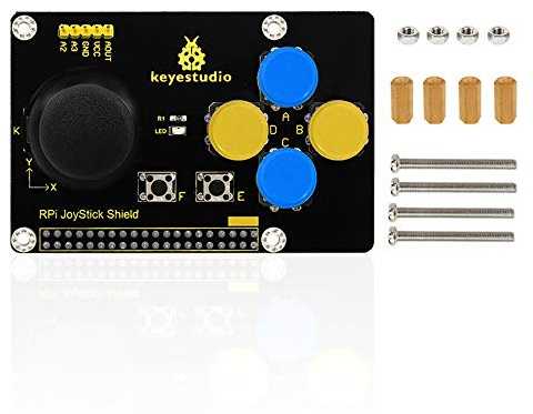 KEYESTUDIO for Raspberry Pi 4 Joystick Tastiera Shield PS2 per Raspberry Pi 2 3 B+ A Starter Kit