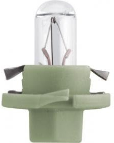 Żarówka BX8.4D Olive Green. 1.3W. 12V. BX8.4D Olive Green