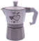 Vetrineinrete® Caffettiera fango e bianco shabby chic moka 1 2 o 3 tazze macchina del caffè in alluminio per espresso idea regalo (1 tazza) 61037