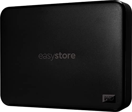 WD - Easystore Disco duro externo portátil USB 3.0 de 5 TB - WDBAJP0050BBK-WESN