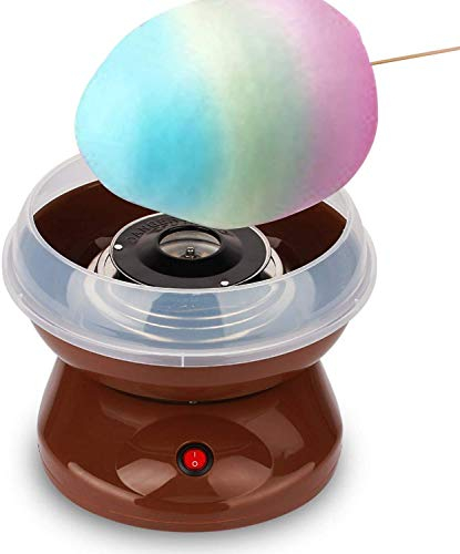 Professional Cotton Sugar Candy Floss Maker Machine Home Kids Party Sweet Gift Pink UK Plug (Coffee)