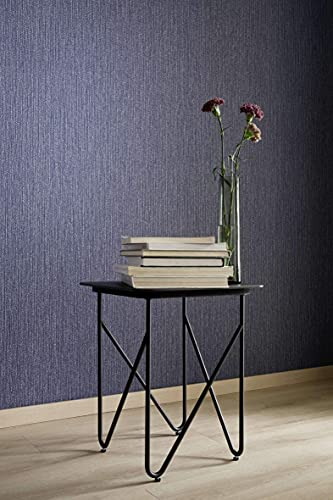 marburg Dunkelblau Streifen Kollektion Serie Ambience für Schlafzimmer, Wohnzimmer oder Küche, Made in Germany Premium Qualität 10,05x0,53m Vliestapete 32741 Schöner Wohnen New Spirit