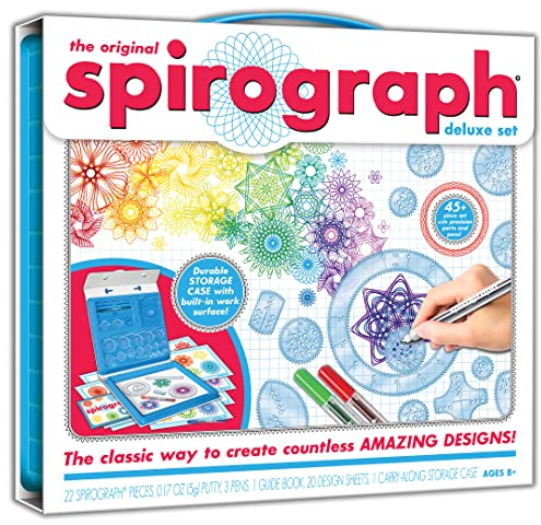 Deluxe Spirograph, mehrfarbig, Einheitsgröße (SP302)