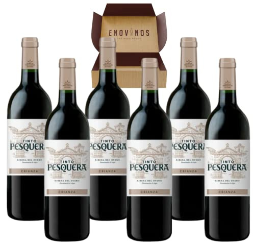 Vino Tinto Pesquera Crianza - 6 x Botella Vino Tinto 75 cl Ribera del Duero - Envío 24H - Mejor Selección ENOVINOS