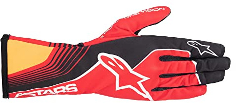 Alpinestars Handschuh Tech 1K Race V2 Future schwarz / rot / orange (XXL)