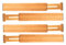 4-Pack Drawer Dividers – 100% Natural Bamboo Drawer Dividers – Sturdy & Durable, Tension-Loaded Spring Design for Easy Installation - Extendable & Adjustable Kitchen Drawer Organiser