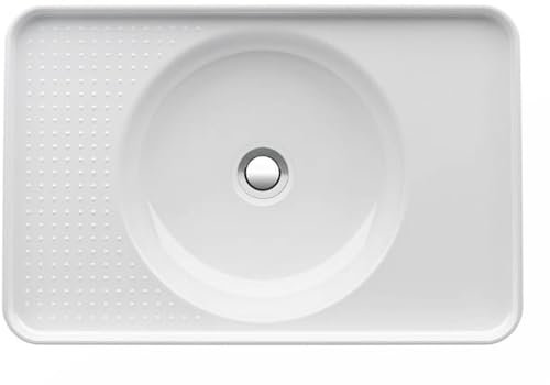 LAUFEN VAL Einbauwaschtisch, 1 Hahnloch rechts, mit Überlauf, 550x360mm, H8172817571061, Farbe: weiß matt