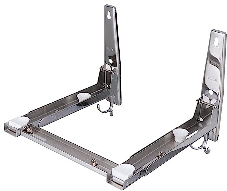 SOLUSTRE Soporte para Horno microondas Marco microondas Rejilla microondas Marco para microondas Acero Inoxidable Estante Caja de almacenaje Rejilla del Horno Rejilla para microondas