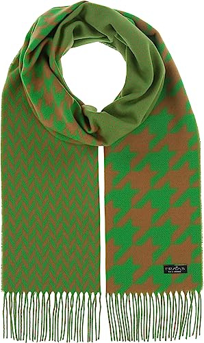 FRAAS Cashmink-Schal mit Hahnentritt - 35 x 200 cm - Made in Germany für Damen