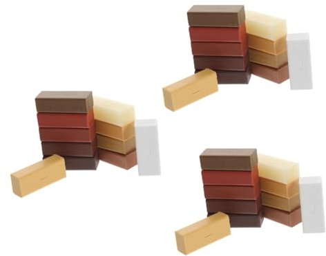 OSALADI 3 Sätze Bodenreparaturwachs Harzreparatur-holzspachtel Reparaturset Für Holzböden Kratzer Entferner Für Holzböden Reparaturset Für Parkettfüller Reparaturset Für Bodenfliesen Möbel