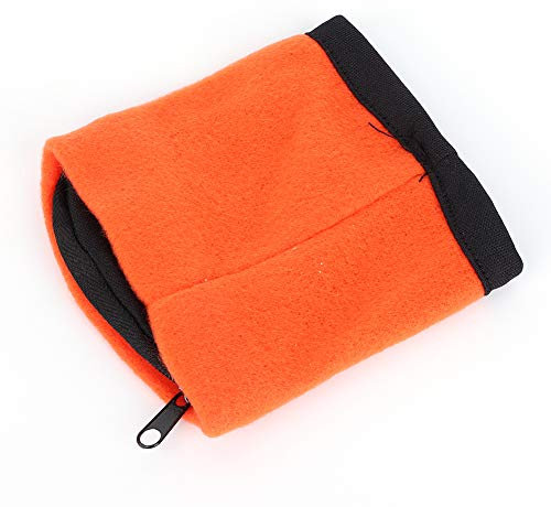 HWGING Handgelenktasche, Outdoor-Sport, Laufen, Joggen, Fitnessstudio, Armbandtasche, Handgelenktasche, Schwarz (Rot) (Orange)