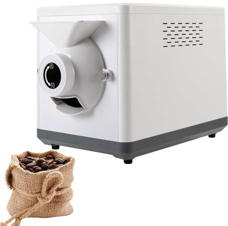 WBRSybUK Electric Coffee Bean Roaster Machine, Commercial Household Coffee Roasters with Timer And Temperature Control 212-482℉, Coffee Beans Roasting Machine for Cafe Shop Home Use