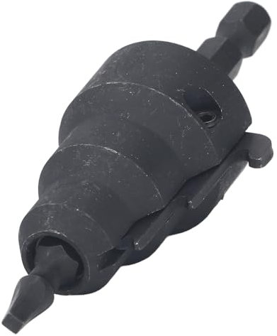 Escariador de Conductos Eléctricos, Kit de Herramientas para Tubos de Acero con Alto Contenido de Carbono, Escariador de Taladro con Vástago de 1/4 de Pulgada con 5 Cuchillas,