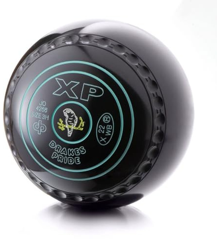 Drakes Pride XP Bowls - Black, Gripped (Set of 4) - Heavy Weight - Size 3