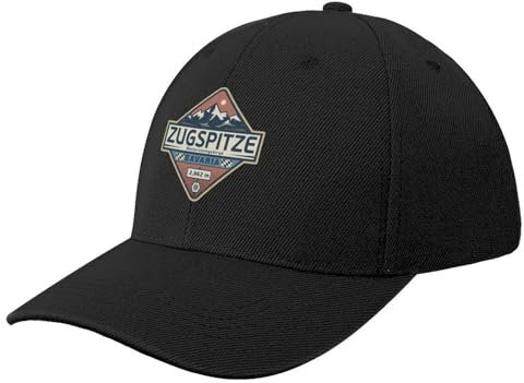 CIZIEOE Baseball Kappe Baseball Cap Zugspitze, Bayern, Deutschland Baseball Cap Bobble Hat Rugby Männer Frauen