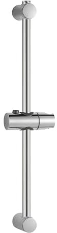 OFFO Saliscendi Doccia 70 cm,Asta Doccia a Parete,Distanza Regolabile da 38 a 66 cm,con Sali Scendi per Doccia,Asta Doccia Saliscendi di Ricambio,Cromo