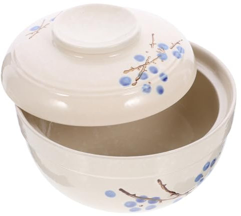 MAGICLULU Recipiente De Cerámica Para Sopa y Fideos Perfectos Para Reuniones Familiares y Celebraciones Utensilio De Cocina Duradero