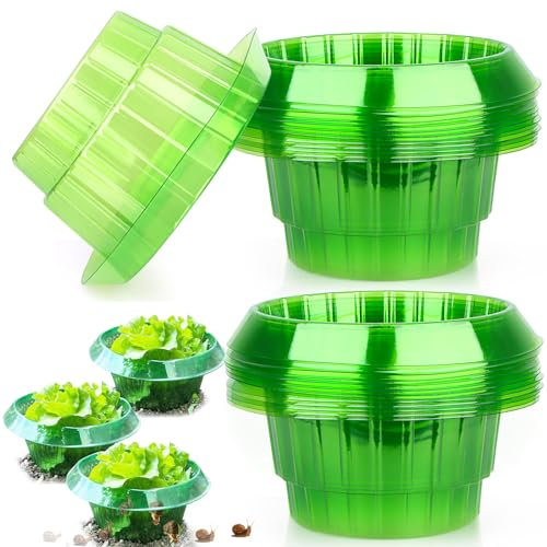 Huanmin 24 Pezzi Collari per lumache, Antilumaca per Orto,Protezione Contro Le lumache, Collare per lumache, Anti-lumache, Protezione per Piante da dagli Animali, Anti-Lumache per Le Vostre Piante