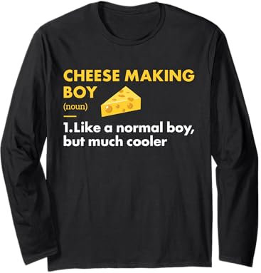 Cheesemaker Boy Definition Fabrication de fromage Manche Longue