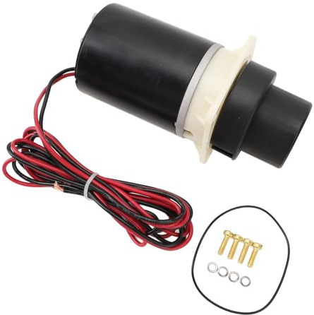 Electric Toilet Motor Pump RV 37072‑0092, Efficient for Jabsco 37045 37245 Quiet Flush Designer Toilets, Quiet Flush Technology, Quick and Efficient Flushing