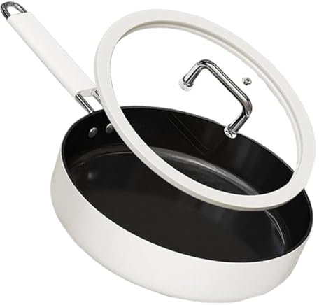 Padella Antiaderente, Padella Antiaderente In Ceramica, Pentole Compatibili In Forno E Griglia, Superficie Rinforzata In Titanio, Esperienza Di Cottura Sicura, 1,97 Pollici, Per Il Ristorante