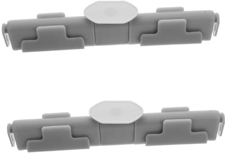 LABRIMP 2 piezas Pinzas para Clasificación de Basura Soportes Retráctiles para Bolsas de Cubo Clips Expandibles para Separar Residuos Húmedos y Secos Sujetadores Resistentes para Bolsas
