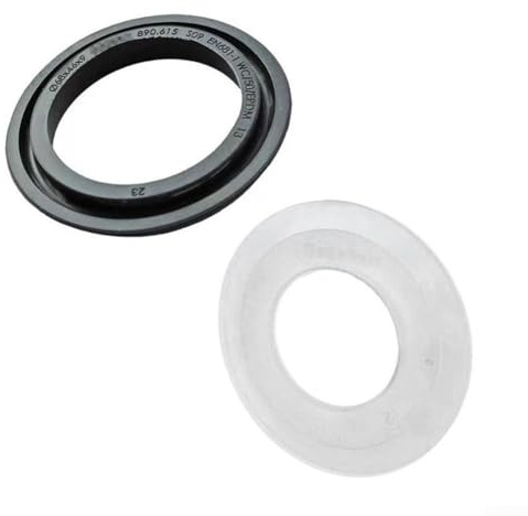 2 Pieces Cistern Replacement Parts, Flush Valve Seal for Geberit Cisterns Flat Seal Flush Valve Rubber Ring Silicone Gasket Set DIY Installation