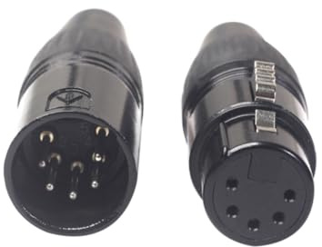 SOIMISS Adaptateur Audio Broches XLR Mâle vers Femelle Convertisseur Connecteur Jack pour Câble Micro DIY Argenté Résistant à Oxydation Compatible Chaîne Hi-FI et Appareils Audio