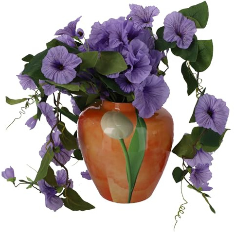 Van Manen Vaso tulipano, decorazione in metallo, 20 x 20 x 22 cm, vaso di fiori