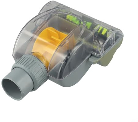 NbgrvB Spazzola Turbo per aspirapolvere in plastica per animali domestici, spazzola turbo da 32 mm/35 mm per divano e tappezzeria, per tubo di diametro 4,3 cm, grigio