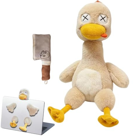 Peluche de canard détachable magnétique, aimants réfrigérateur peluche