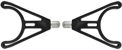 2 Stück Kunststoff V Rutenauflagen/Vorderstützen/Hinterstützen für Karpfen/Golf/Match Angelruten Karpfenangeln Zubehör Gripper Rest Gewinde M3/8