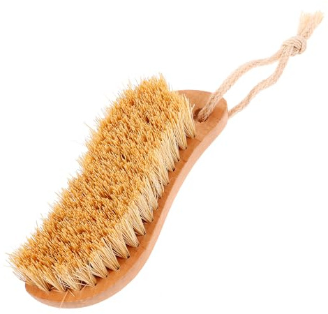 Healifty Holz-Reinigungsbürste für Kleidung, Borsten, Waschbürste, Fleckenbürste, Mehrzweck-Haushalts-Scheuerbürste für Kleidung, Unterwäsche, Schuhe, weiches Reinigungswerkzeug