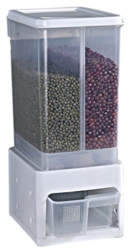 QHLOM Dispensador De Grano Dispensador de Cereales multifunción, Máquina de harina de Avena Dispensador de Alimentos Secos Frutas secas Snacks Avena, Frijoles Cocina, Hogar Suministros De Cocina